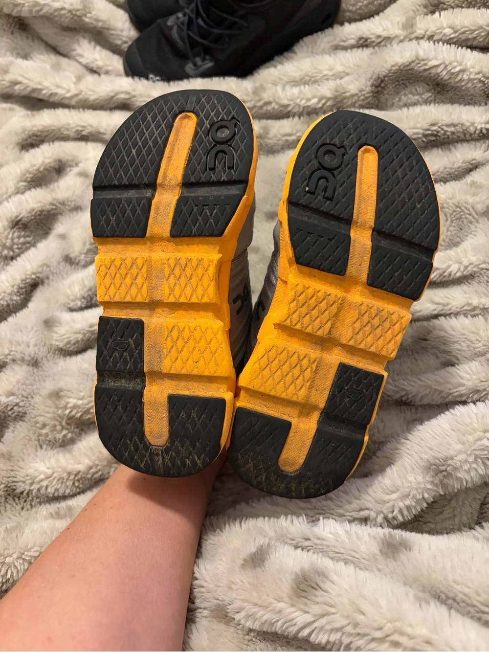 Cloudswift Gray & Orange Running Sneaker